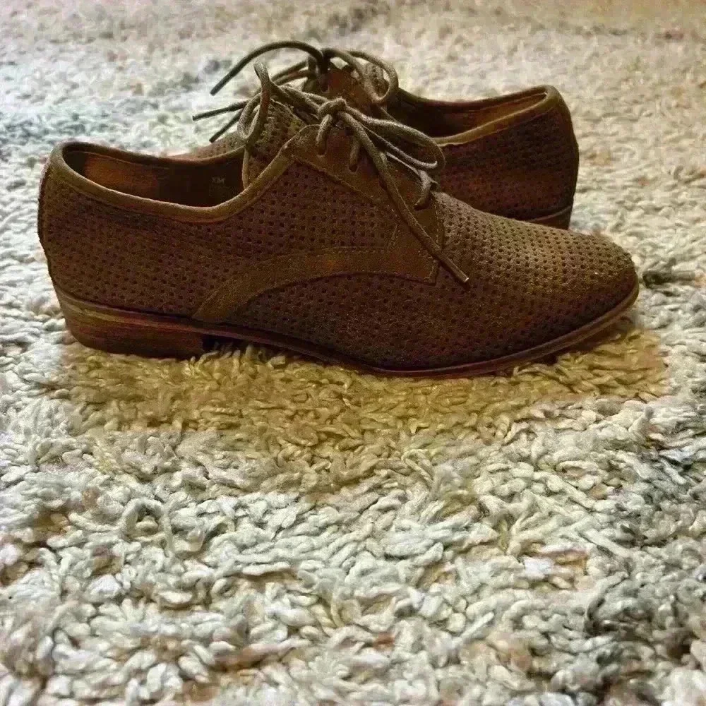 SUSINA suede loafers size 8
